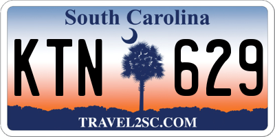 SC license plate KTN629