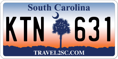 SC license plate KTN631