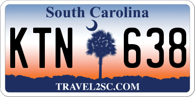 SC license plate KTN638