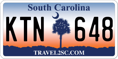 SC license plate KTN648