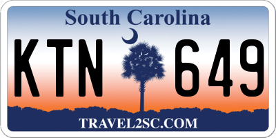 SC license plate KTN649