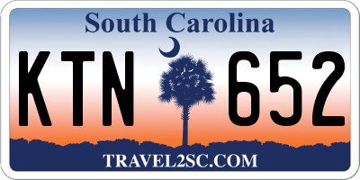SC license plate KTN652