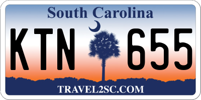 SC license plate KTN655
