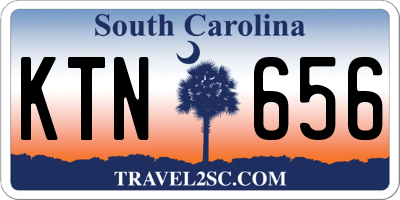 SC license plate KTN656