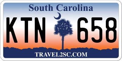 SC license plate KTN658