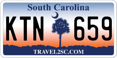 SC license plate KTN659