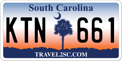 SC license plate KTN661