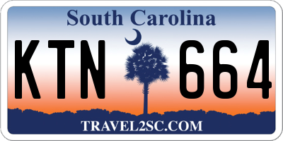 SC license plate KTN664