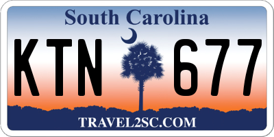 SC license plate KTN677