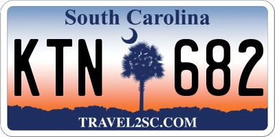SC license plate KTN682