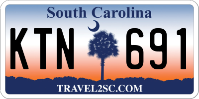 SC license plate KTN691