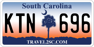 SC license plate KTN696