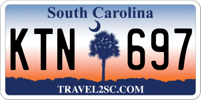SC license plate KTN697