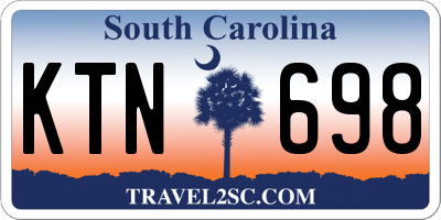 SC license plate KTN698