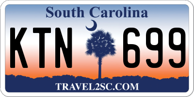 SC license plate KTN699