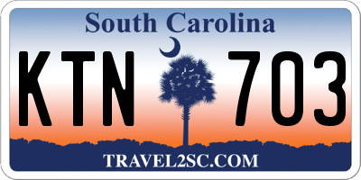 SC license plate KTN703