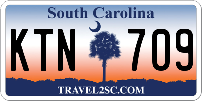 SC license plate KTN709