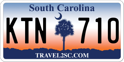 SC license plate KTN710