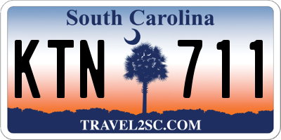 SC license plate KTN711