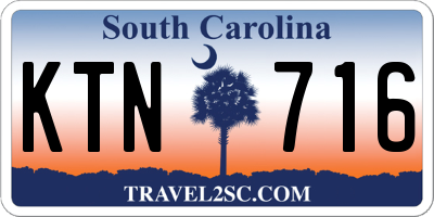 SC license plate KTN716
