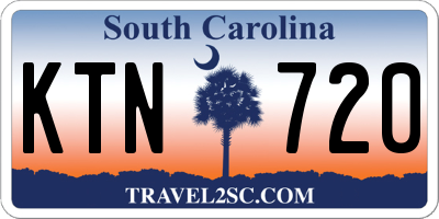 SC license plate KTN720