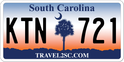 SC license plate KTN721