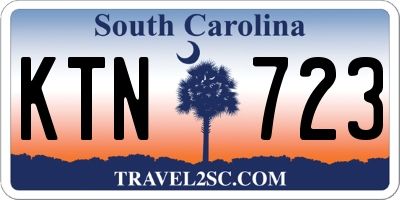 SC license plate KTN723