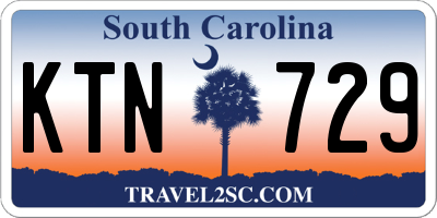 SC license plate KTN729
