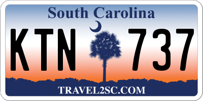 SC license plate KTN737