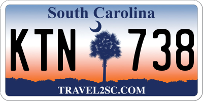 SC license plate KTN738