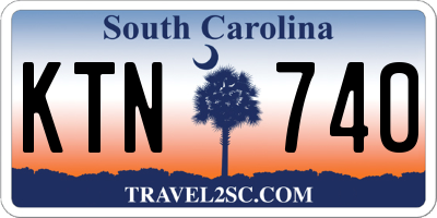 SC license plate KTN740