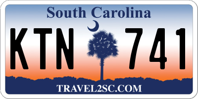 SC license plate KTN741