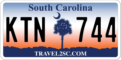 SC license plate KTN744