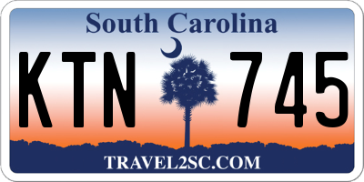 SC license plate KTN745