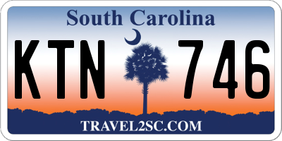 SC license plate KTN746