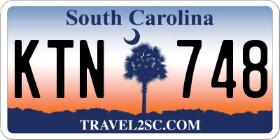 SC license plate KTN748