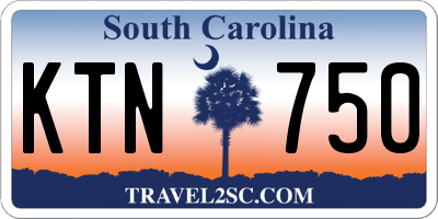 SC license plate KTN750