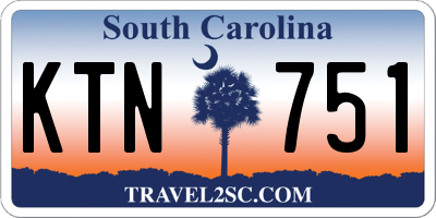 SC license plate KTN751