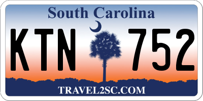 SC license plate KTN752