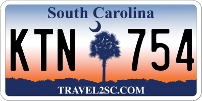 SC license plate KTN754