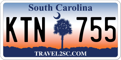 SC license plate KTN755