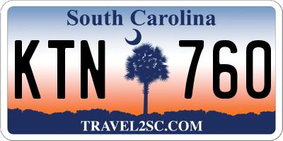 SC license plate KTN760