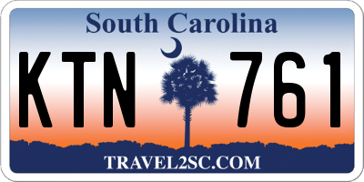 SC license plate KTN761