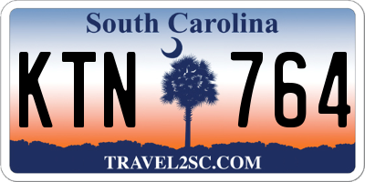 SC license plate KTN764