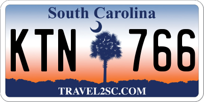 SC license plate KTN766
