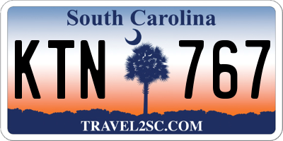 SC license plate KTN767