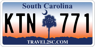 SC license plate KTN771