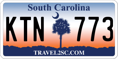 SC license plate KTN773