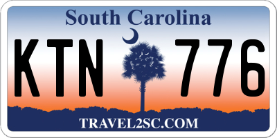 SC license plate KTN776