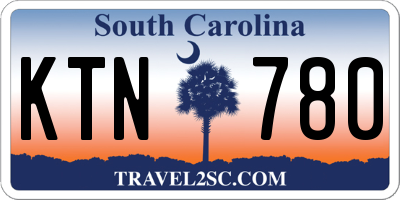SC license plate KTN780